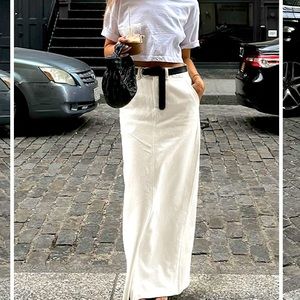 The Commense Parisian Slit Maxi Skirt